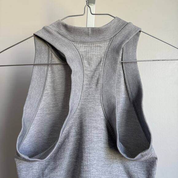 Athleta sz‎ XS Heather Gray Racerback Performance Tank Top - Picture 6 of 7
